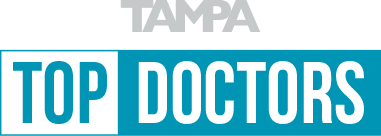 Linked text logo reading Tampa Top Doctors